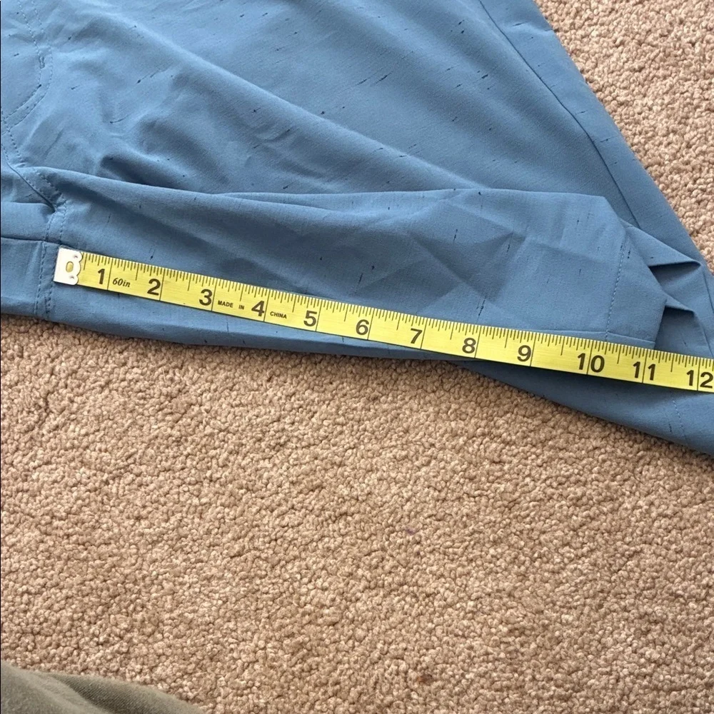 Travis Mathew Light Blue Flat Front Shorts